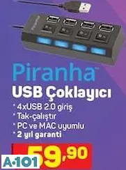 PİRANHA USB ÇOKLAYICI